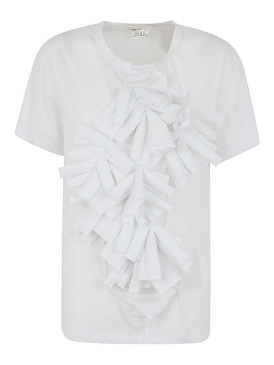 Shop Comme Des Garçons T-shirt In White