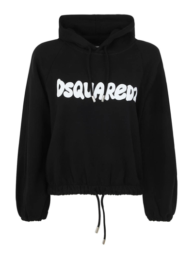 Dsquared2 Onion Fit Sweatshirt In Negro