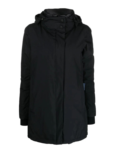 Shop Herno Laminar Puff Coat In Black