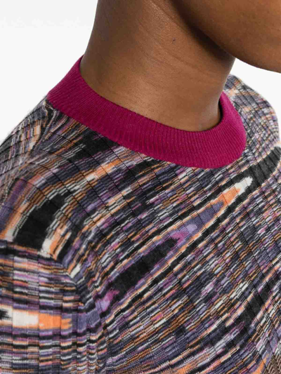 Shop Missoni Cashmere And Silk Blend Sweater In Naranja