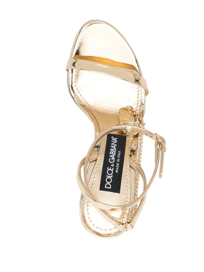 Shop Dolce & Gabbana Keira Heel Sandals In Light Pink