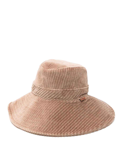 Shop Missoni Courduroy Bucket Hat In Beige