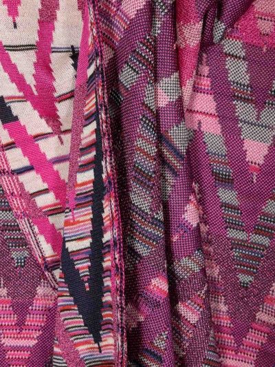 Shop Missoni Viscose And Wool Blend Scarf In Multicolour