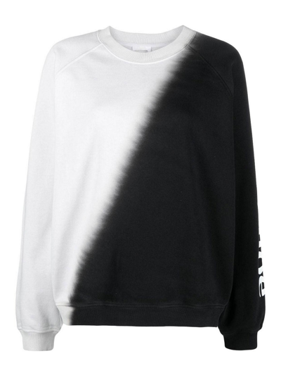 Shop Chloé Logo Cotton Sweatshirt In Black