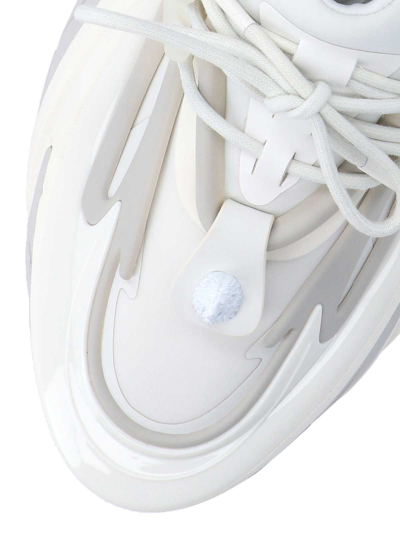 Balmain Unicorn Trainers In Neoprene And Leather In White