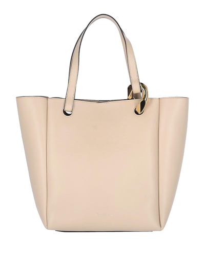 Shop Jw Anderson Tote Bag In Beige