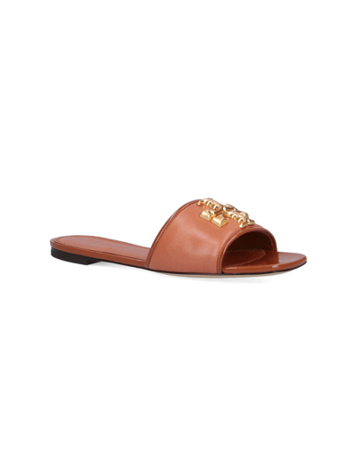 Shop Tory Burch Slide Sandals In Brown