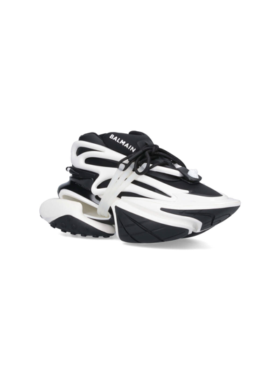 Shop Balmain Sneakers In Negro