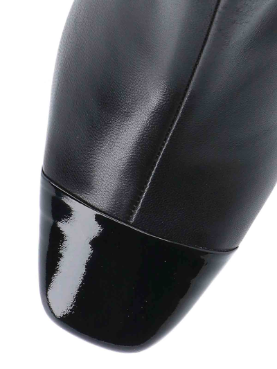 Shop Carel Paris Leather Ankle Boots In Black