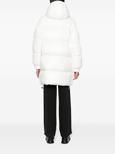 Shop Bacon Puffa 80 Nylon Down Jacket In White