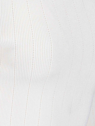 Shop Balmain Suéter Con Escote Barco - Blanco In White