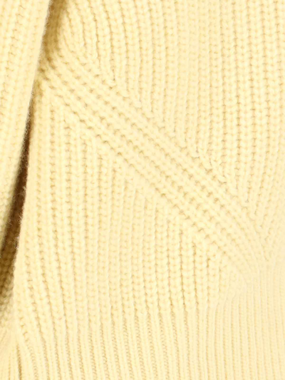 Shop Sa Su Phi Crew Neck Sweater In Yellow