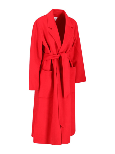 Shop Ivy & Oak Coat In Red