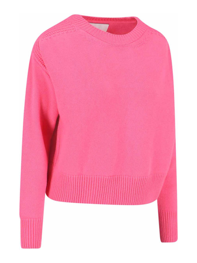 Sa Su Phi Round-neck Cashmere Sweater In Color Carne Y Neutral