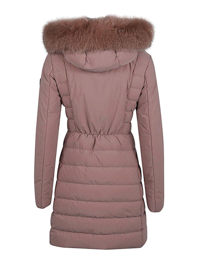 Shop Peuterey Seriola Hooded Parka In Nude & Neutrals