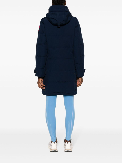 Canada Goose Trillium Hooded Parka Coat In Blue