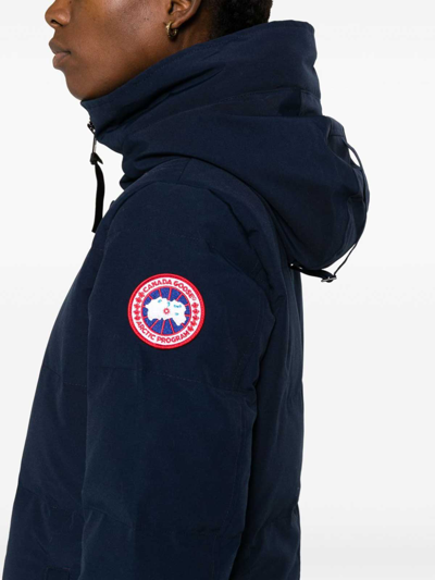 Canada Goose Trillium Hooded Parka Coat In Blue