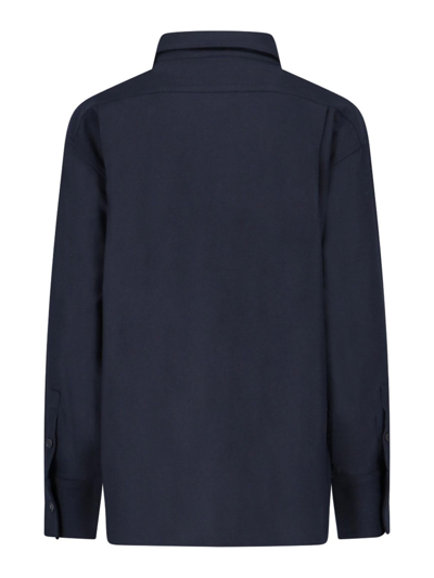 Shop Setchu Shirt Jacket In Blue