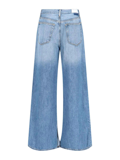 Shop Re/done Jeans Palazzo In Blue