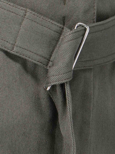 Shop Sa Su Phi Belt Detail Skirt In Green