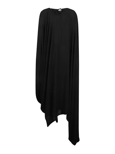 Shop Balenciaga Vestido Midi - Negro In Black