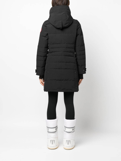 Canada Goose Rossclair Padded Hooded Parka In Negro