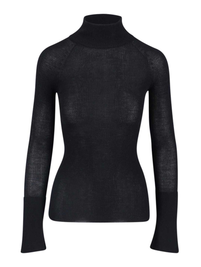 Shop Sa Su Phi Turtleneck Sweater In Black