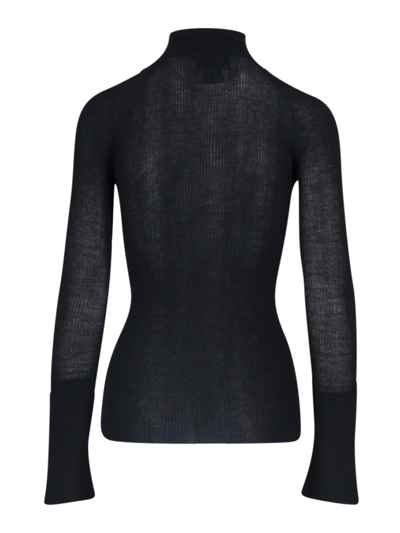 Shop Sa Su Phi Turtleneck Sweater In Black