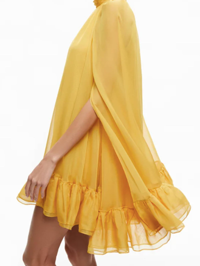 Shop Alice And Olivia Vestido Corto - Amarillo In Yellow