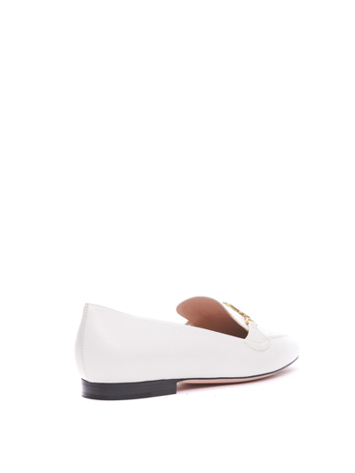 Shop Bally Obrien Loafers In Blanco