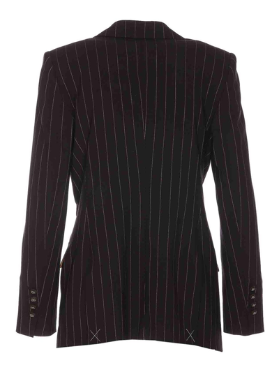 Dolce & Gabbana Gestreifter Blazer In Brown