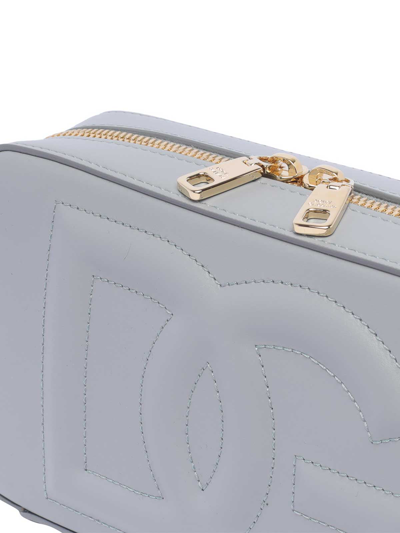 Shop Dolce & Gabbana Grey Dg Crossbody Bag