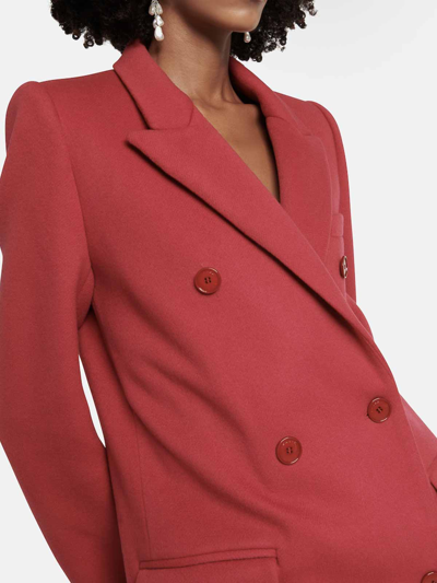 Isabel Marant Enarryli Wool And Cashmere Coat In Multicolor