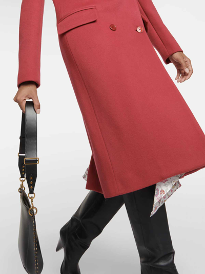 Isabel Marant Enarryli Wool And Cashmere Coat In Multicolor