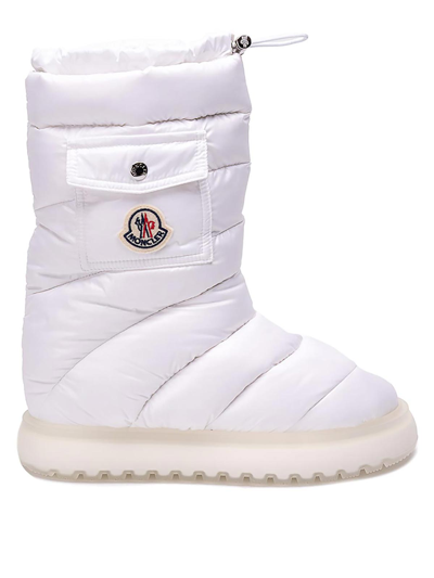 Shop Moncler `gaia Pocket Mid` Snow Boots In White