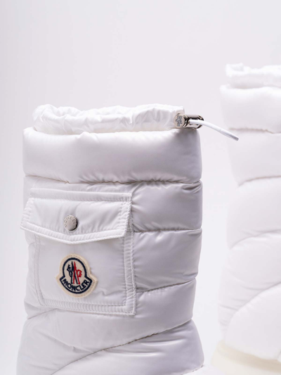 Shop Moncler `gaia Pocket Mid` Snow Boots In White