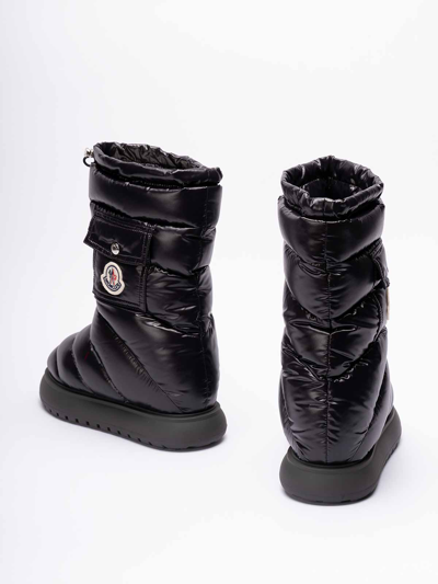 Shop Moncler `gaia Pocket Mid` Snow Boots In Negro