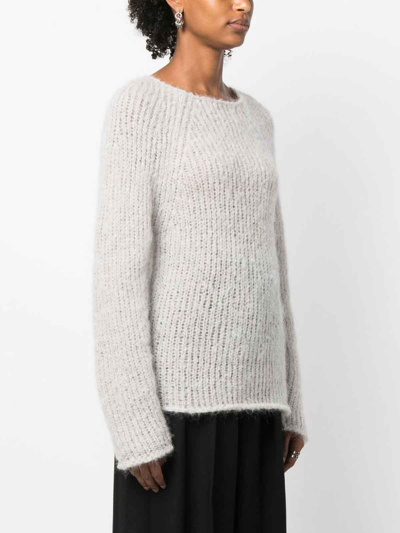 Shop Giorgio Armani Sweater In Gris