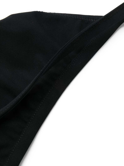 Dolce & Gabbana Triangle Bikini Set In Black