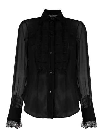 Shop Ermanno Scervino Shirt In Black
