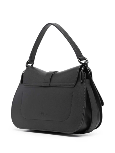 Furla Medium Top Handle Bag With Adjustable Strap In Black