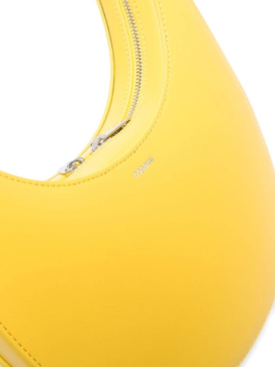 Shop Coperni Swipe Shoulder Bag In Yellow