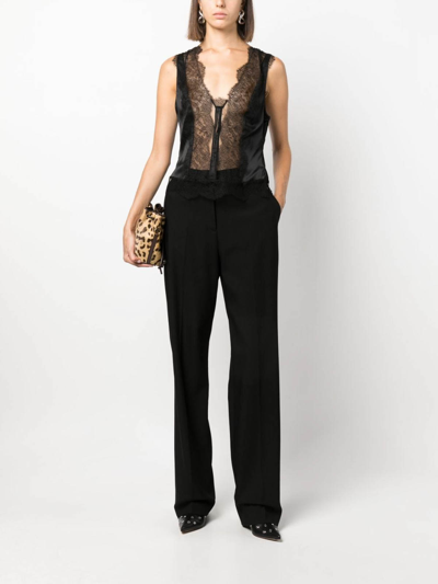 Shop Tom Ford Silk Lace Cami In Black