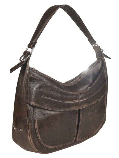 Shop Orciani Shoulder Bag In Brown