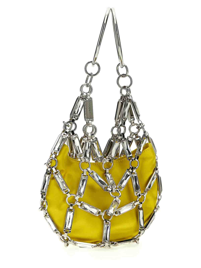 Dsquared2 Cage Embellished Chain-link Detailed Tote Bag In Yellow