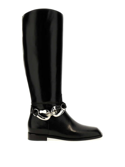 Shop Tory Burch Jessa Riding Boot Boots In Black