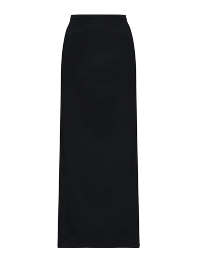 Shop Dolce & Gabbana Maxi Skirt In Black