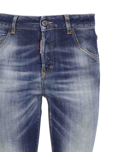 Dsquared2 Medium Wash Jeans In Blue