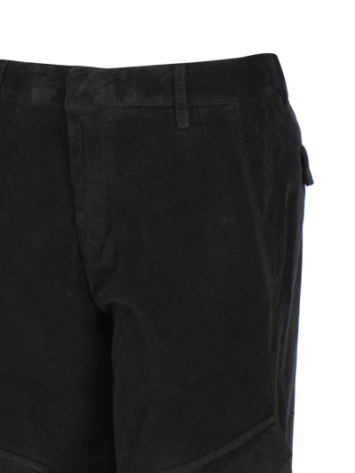 Dondup Camila Loose Trousers In Cotton In Black