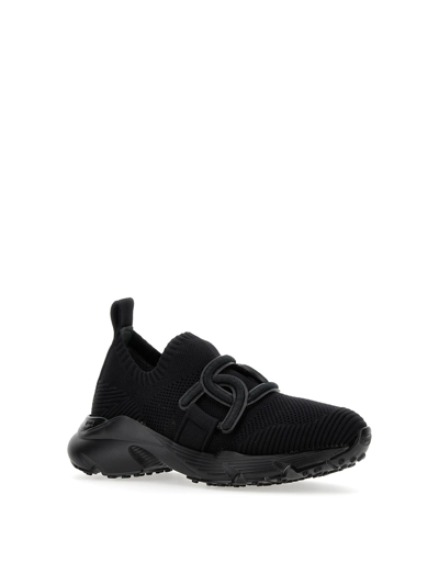 Tod's Kate Sneakers In Technical Fabric In Negro